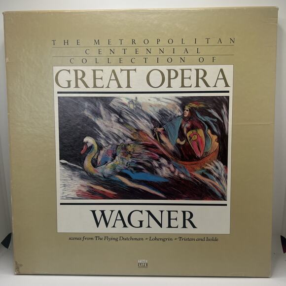 The Metropolitan Collection of Great Opera WAGNER 4 LP + Booklet EX / NM!!! WOW! - Picture 1 of 16